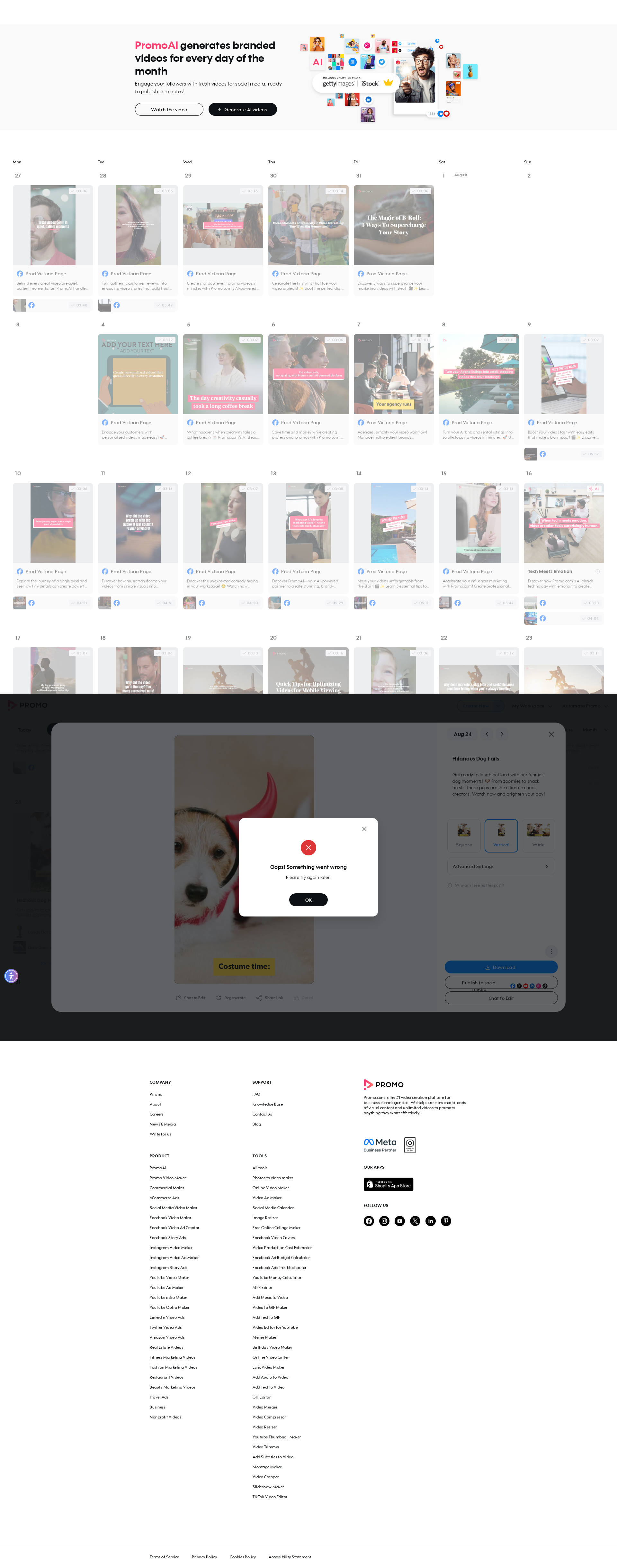 Test failure screenshot